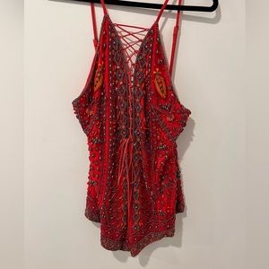 X by NBD beaded romper
